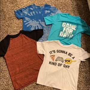 4 boys tshirt lot size M/8